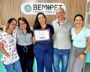 Clínica Veterinária Bem + Pet Recebe Certificado FELIWAY® Cat Handling Programme