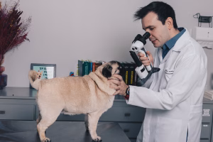 Dra Alexandre Toebe Gadelha Avaliando um Pet